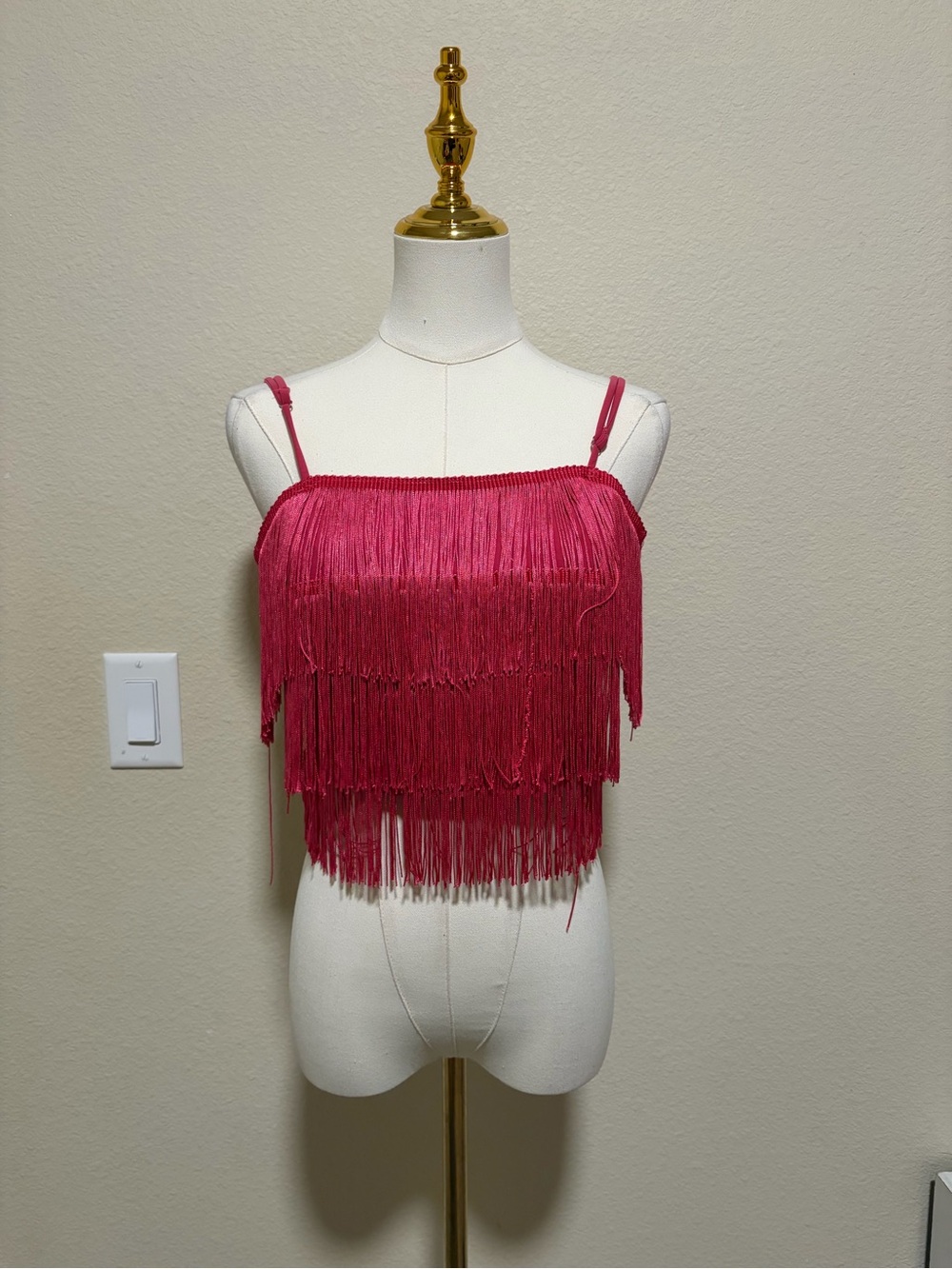 Pink Fringe Women’s Top